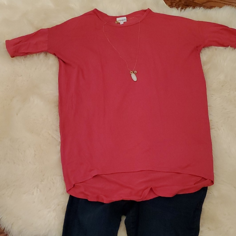 Salmon LulaRoe tunic